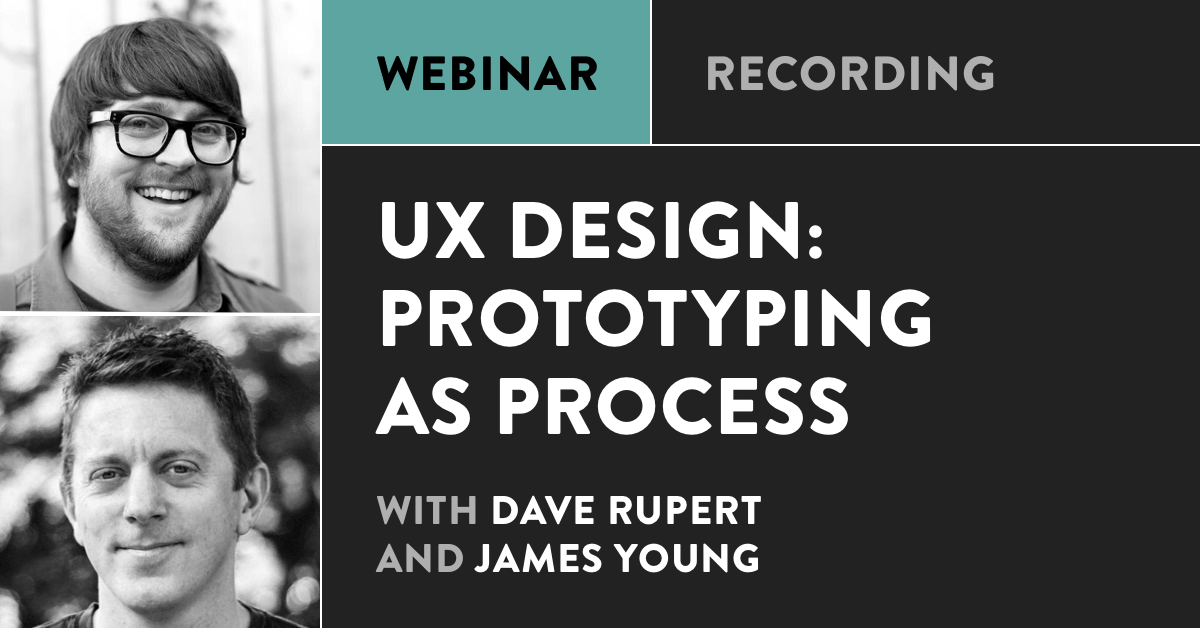 UX Design: Prototyping as Process | Gymnasium