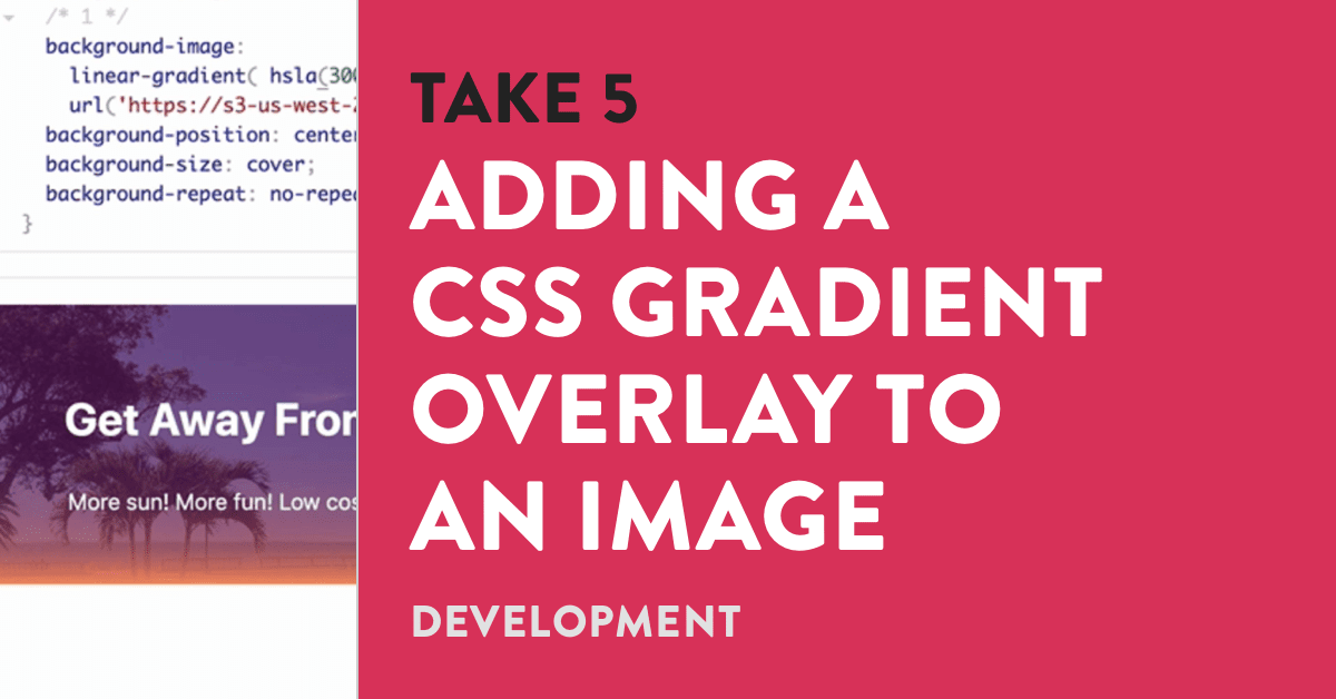 Adding a CSS Gradient Overlay to an Image | Gymnasium